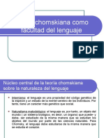 Teoría Chomskiana