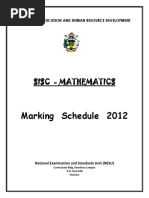 Maths MS 2012 PDF