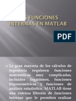 2 - Las Funciones Internas de Matlab