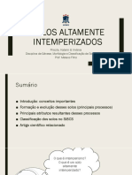 Solos Altamente Intemperizados - Apresentação PDF