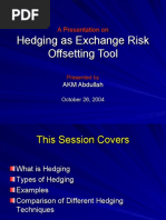 Hedging As Exchange Risk Offsetting Tool