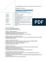 DSE Bio Notes CH 1-4, 6, 20-28