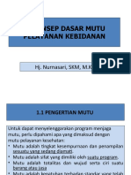 Konsep Dasar Mutu Pelayanan Kebidanan