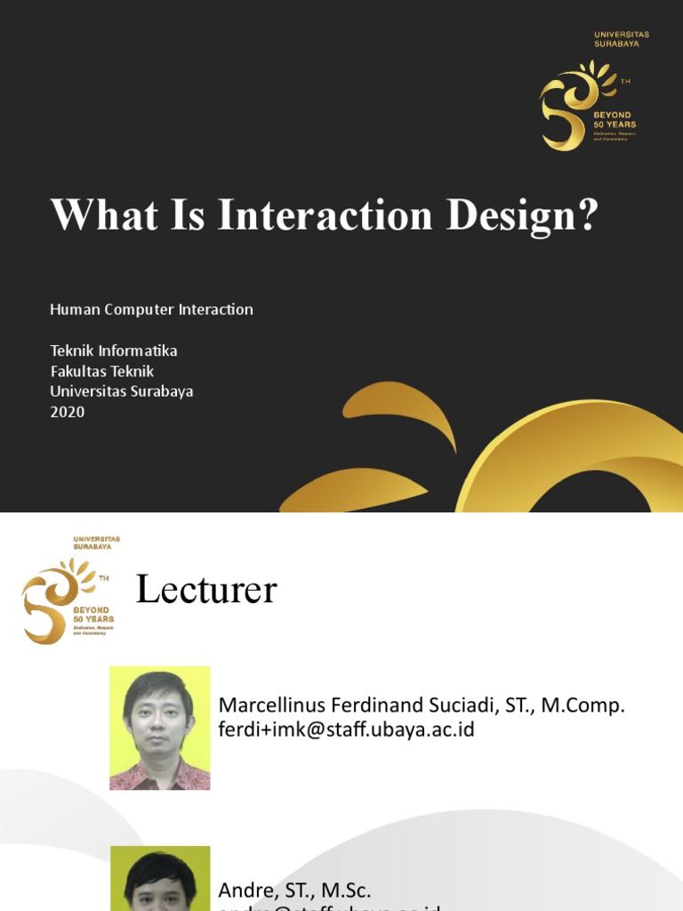 Fundamentals of Interaction Design UTS | PDF | Human–Computer ...