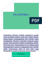 STATISTIKA DALAM PENELITIAN