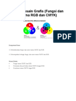 Dasar Desain Grafis (Fungsi dan Unsur Warna CMYK dan RGB