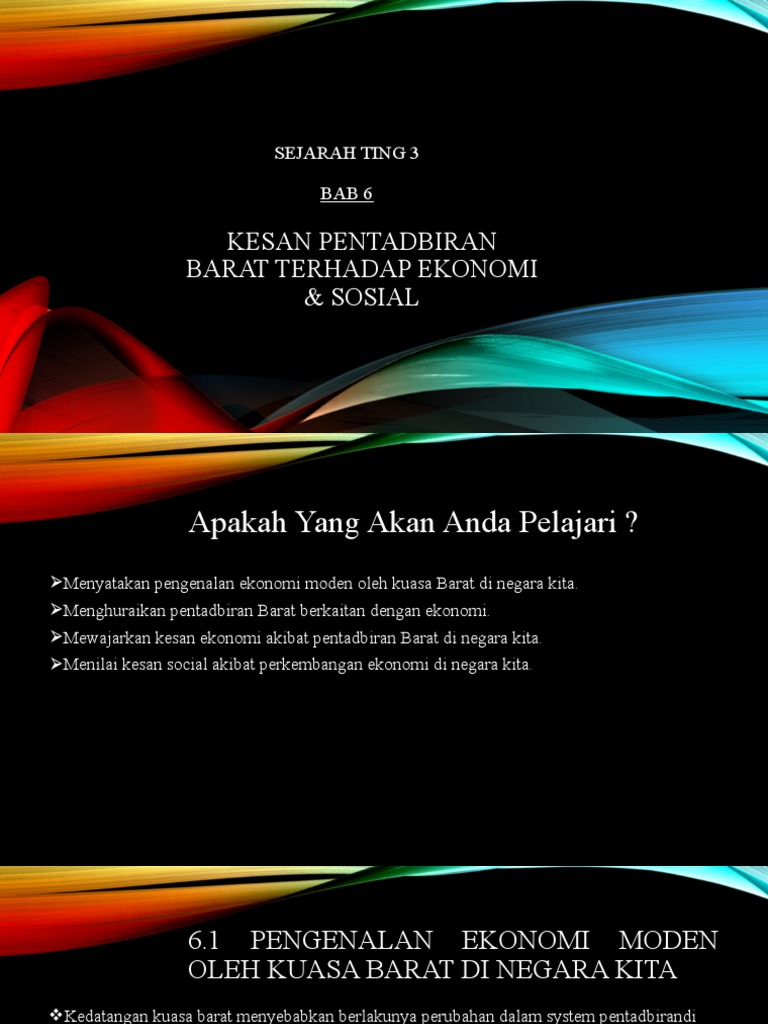 Bab 6 TINGKATAN 3 | PDF