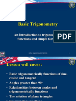 Basic Trigonometry Functions