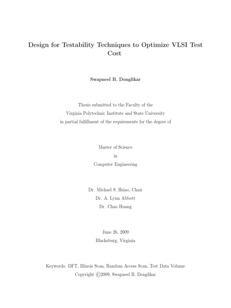 Ms Thesis Swapneel Final PDF | PDF | Integrated Circuit | Digital ...
