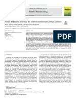Powder Bed Fusion Metrology For Additive Manufacturing Design Guidance PDF