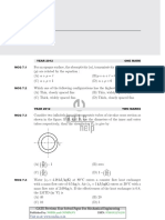 Heat Transfer: YEAR 2012 One Mark MCQ 7.1