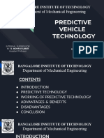Predictive Vehicle Technology: Department of Mechanical Engineering
