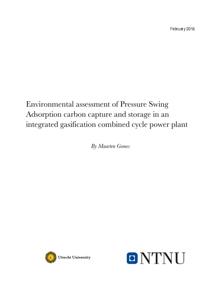 Environmental Assessment of PSA CCS | PDF | Carbon Capture And Storage ...