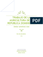 Trabajo de La Agricultura de La Republica Dominicana