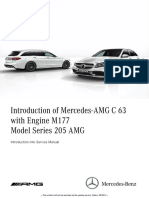 Introduction of Mercedes-AMG C 63 With Engine M177 Model Series 205 AMG