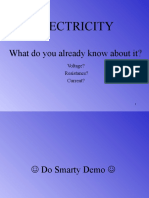 Electricity: What Do You Already Know About It?