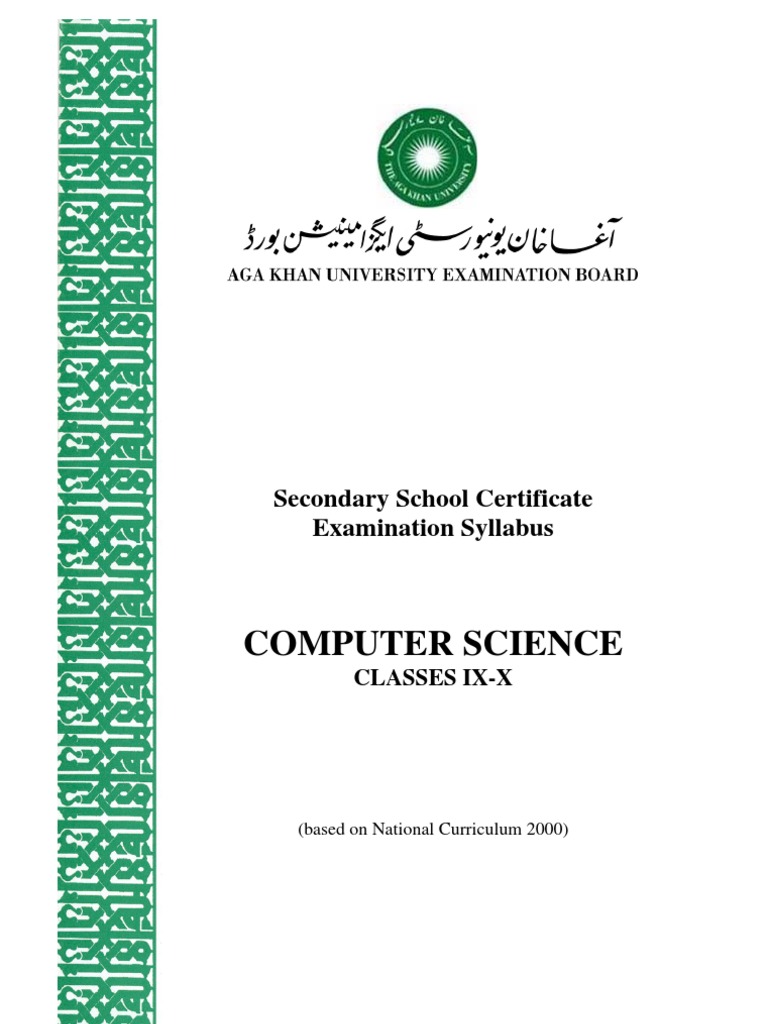 Computer Science PDF Curriculum Computer Data Storage