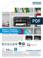 Mighty Savings, Compact Design.: Ecotank Printers