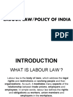 Labour Law Policy of India