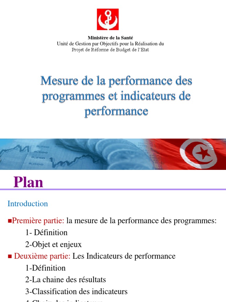 Optimisation des Indicateurs de Performance des Programmes de Santé ...