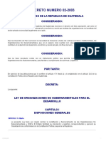 Infile - Decreto Del Congreso 02-2003 PDF
