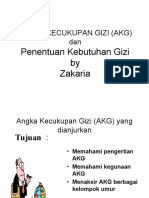 Penentuan Kebutuhan Gizi