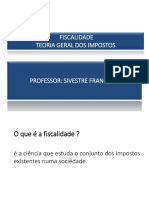 Fiscalidade e Teoria dos Impostos