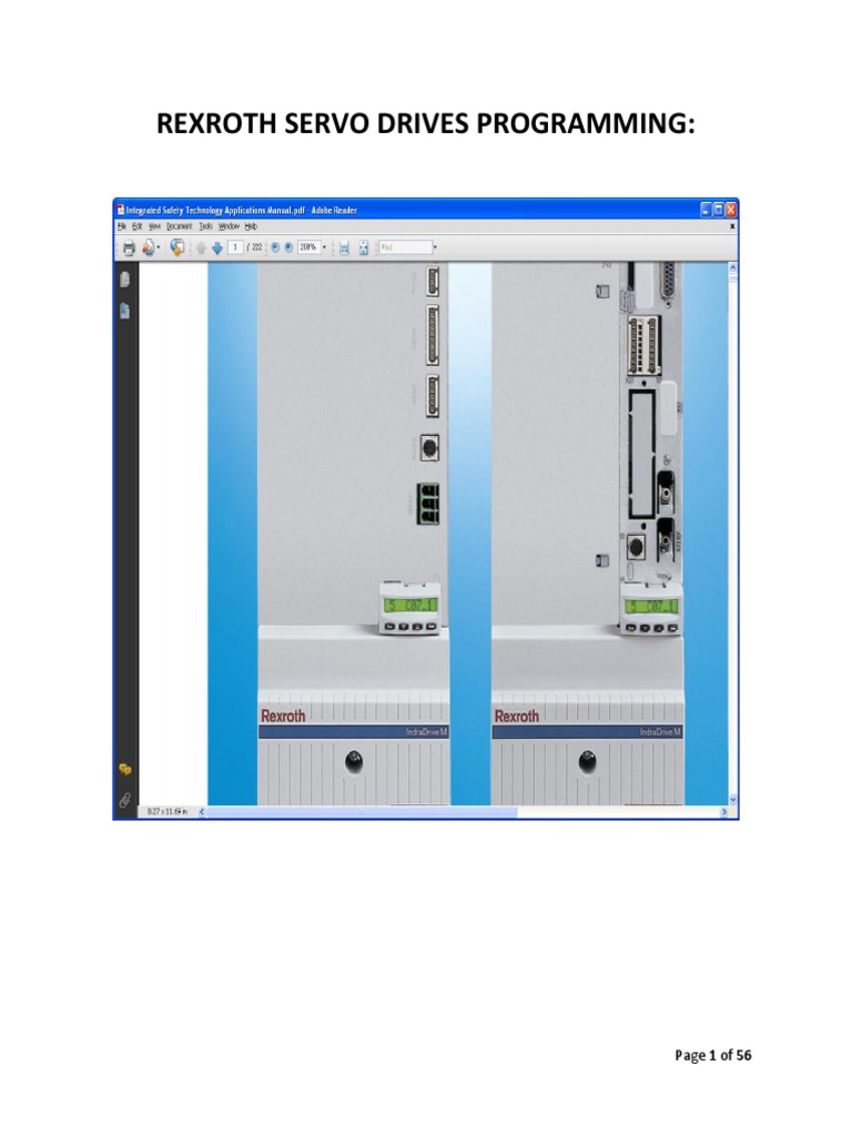 Rexroth Servo Drives Programming:: Page 1 of 56 | PDF | Internet ...