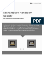 Kuthampully Handloom Society PDF