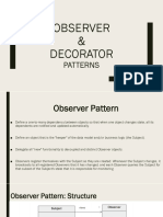 Observer & Decorator: Patterns