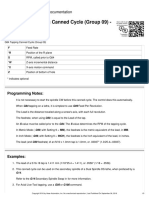 G84 Tapping Canned Cycle (Group 09) - Lathe: Haas Technical Documentation