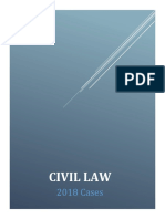 Civil Law 2018 Case Digest
