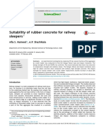 Suitability of Rubber Concrete For Railway Sleepers: Sciencedirect