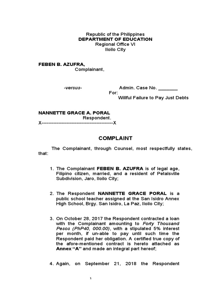 Department of Education: Admin. Case No. | PDF | Public Law | Social ...