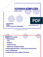 Kuliah - 2 - ETABS - Struktur Balok Sederhana PDF