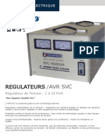 Regulateurs / Avr SVC: Protection Electrique