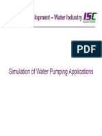 Simulation of Water Pumping Applications: S/W Tool Development - Water Industry