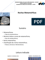Aula 8 - Rochas - Metamorficas PDF