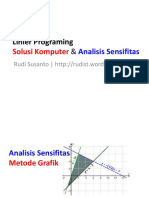 4 Solusi Komputer Dan Analisis Sensitifitas