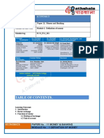 Paper No and Title Paper 11: Money and Banking Module No and Title Module 1: Definition of Money Module Tag ECO - P11 - M1