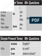 WH Questions PDF
