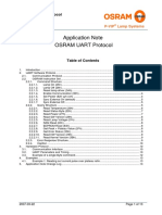 Osram Uart Protocol, Version 1.3, 22.03.2007 PDF