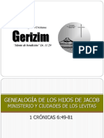 Iglesia Gerisim - Genealogía de Los Hijos de Jacob y Las Ciudades Levitas PDF