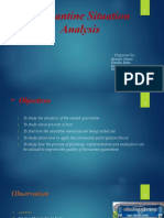 Quarantine Situation Analysis: Prepared by