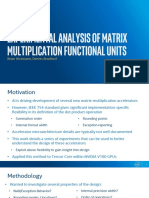 Intel - Experimental Analysis of Matrix Multiplication Functional Units