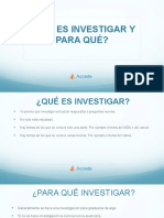 Para Que Investigar PDF