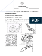 Molluscs Cut and Paste Sheet.