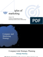 Principles of Marketing: Chapter # 02 Company and Marketing Strategy Partnering To Build Customer Relationships