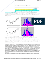 Adjusting For Preferential Sampling by Declustering The Data