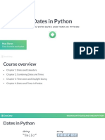 Dates in Python